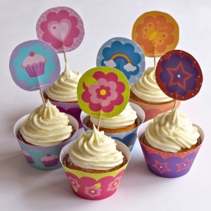 Magic Belles Cupcake Wrappers and Toppers