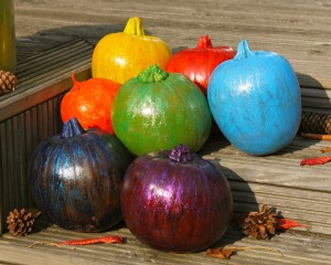 Rainbow Pumpkins