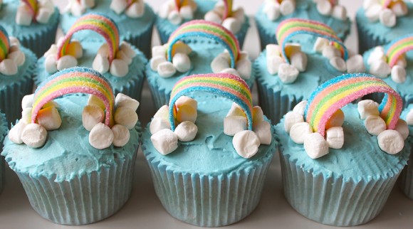 Cupcake Belle's Rainbow Cupcakes