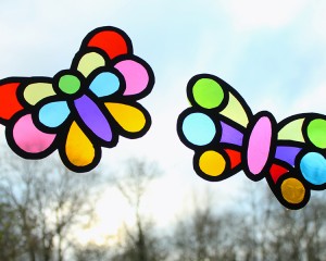 Butterfly Belle's Pretty Stained Glass Butterflies